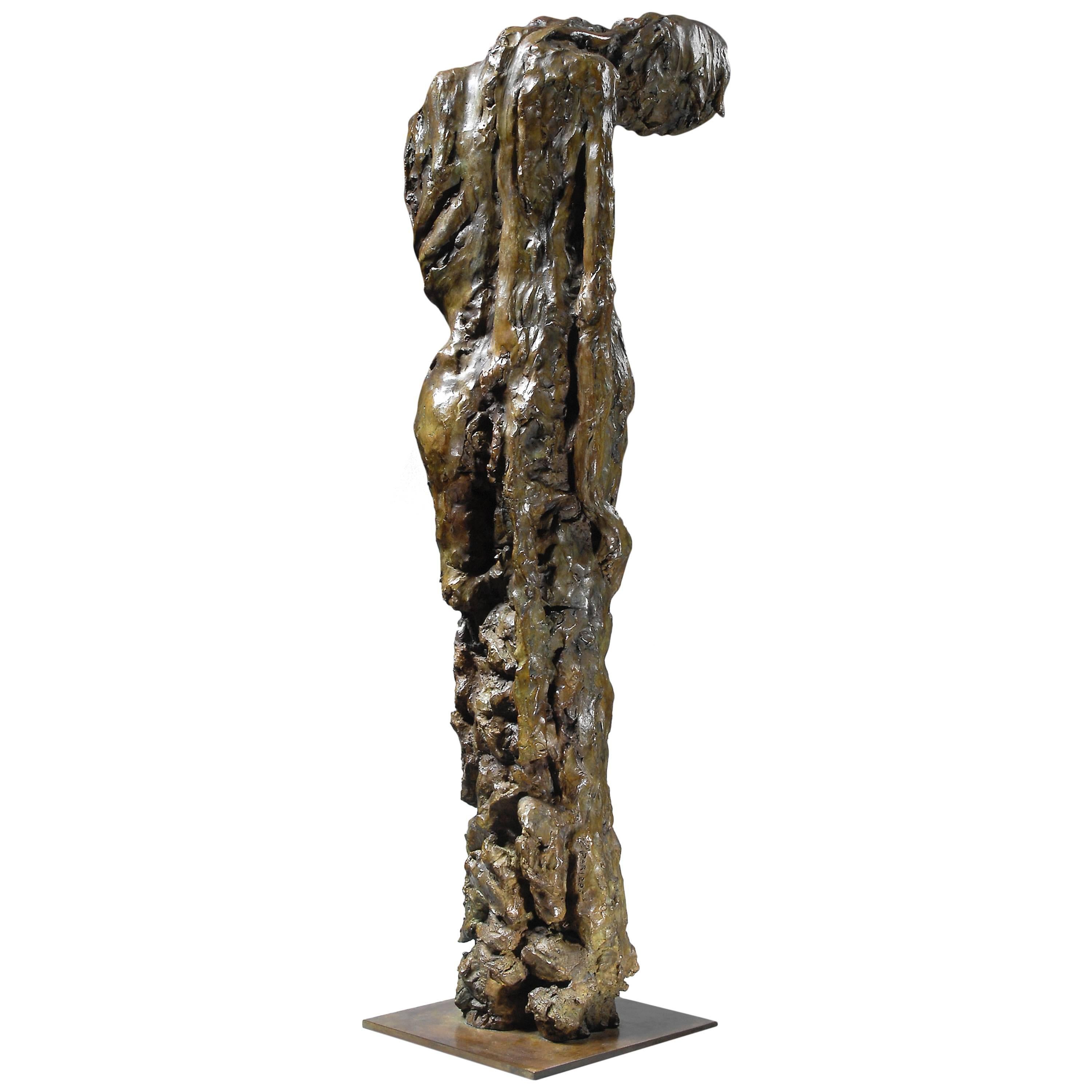 Bronze Sculpture "Expectation" by Emmée Parizot For Sale