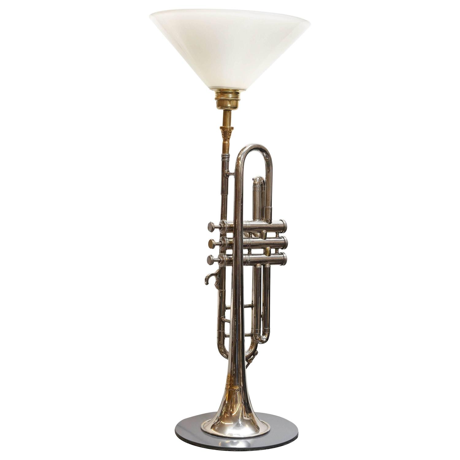 Trumpet Lamp at 1stdibs