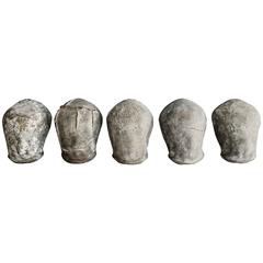 Five Bronze Masks