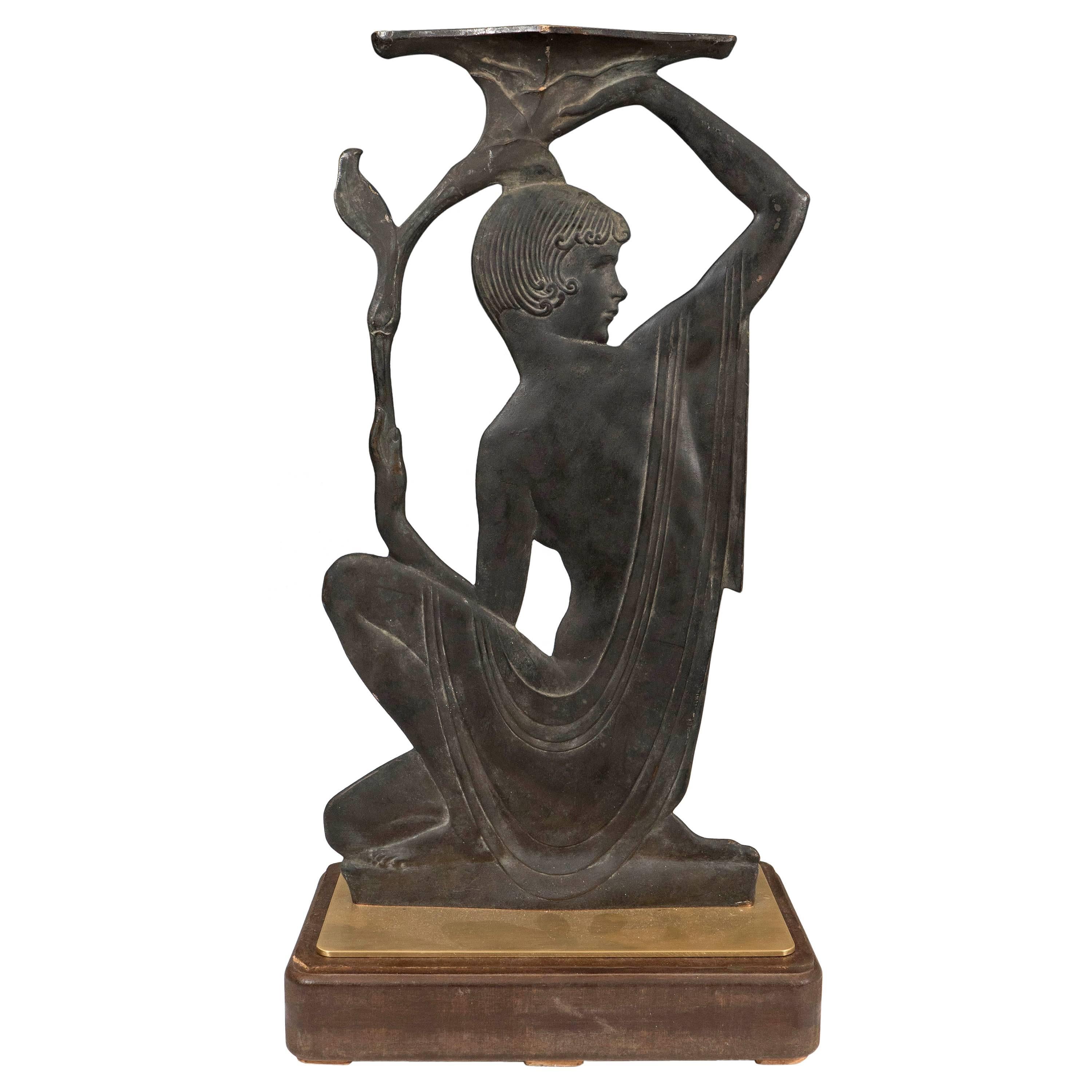 Emory P. Seidel Art Deco Bronze Figural Sculpture
