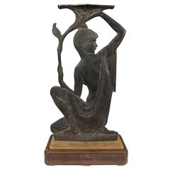 Emory P. Seidel Art Deco Bronze Figural Sculpture