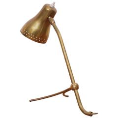 French 1950s Cocotte Brass Table or Wall Lamp