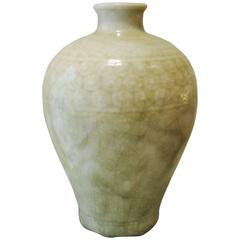 Emile Decoeur Willow Green Vase, circa 1935