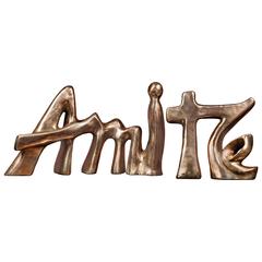 Bronze Sculpture "Amitié" by the Artist Catherine Val 11