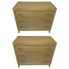 Pair of Italian Moderne Style Dressers in the Manner of Paolo Buffa