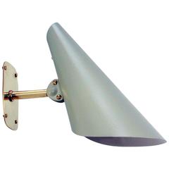 Petite Midcentury 1950s French Reading Lamp Sconce