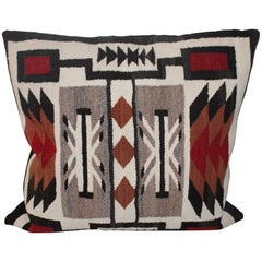 Retro Large Geometric Navajo Indian Weaving Pillow
