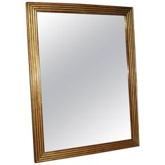 Fine Louis XVI Period Gilt Frame Mirror