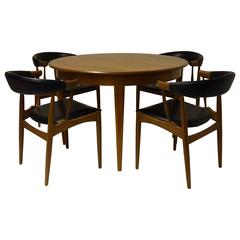 DINING ROOM SET By Johannes Andersen Dining Table Chairs Extendible 11