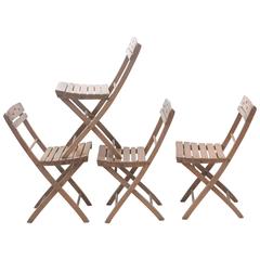 Vintage Italian Bistro Folding Chairs, 16 Available
