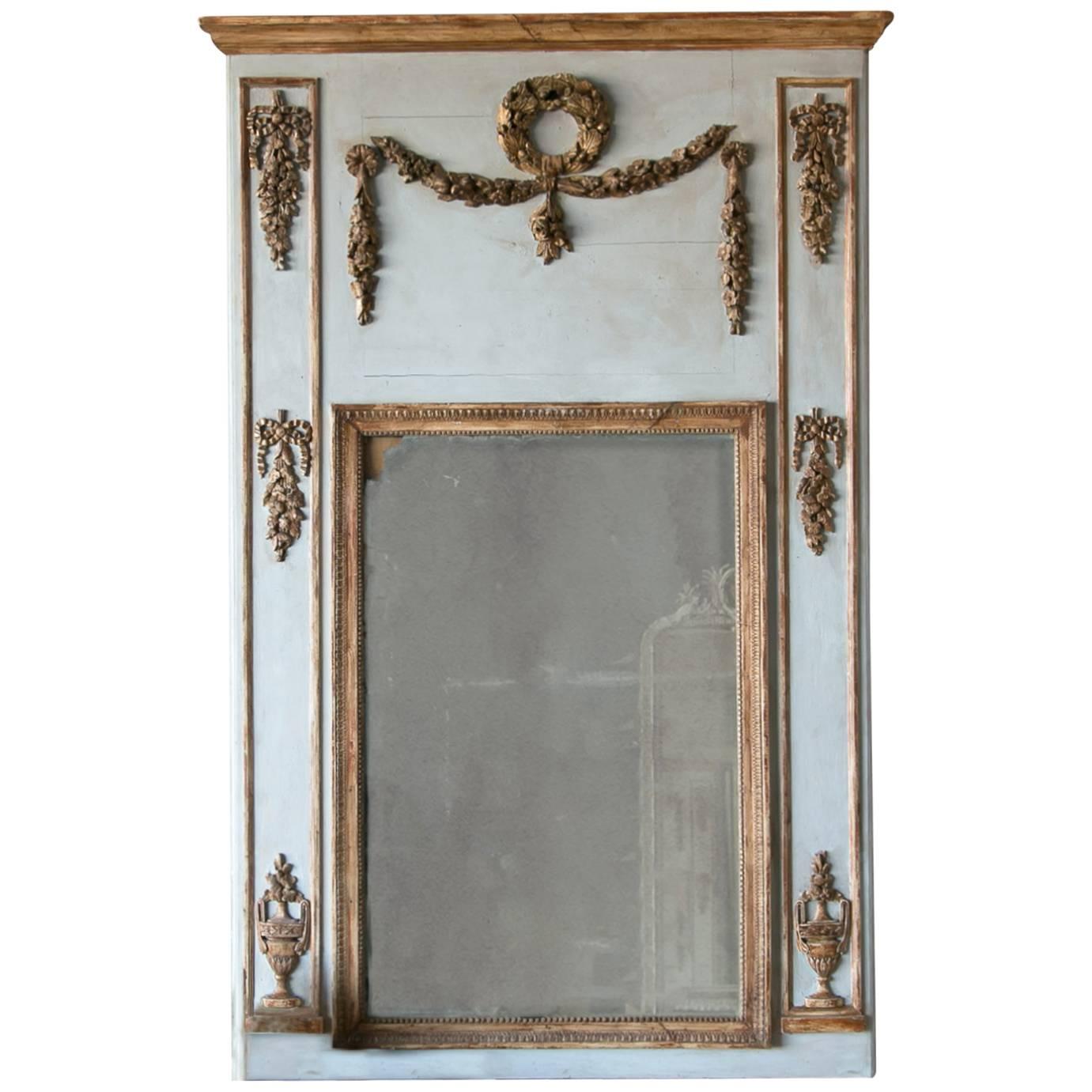 French Trumeau Mirror