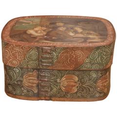 Antique 19th Century Hat Box
