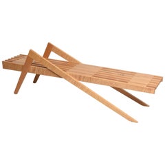 Grasshopper Form Wood Bench