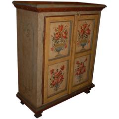 Second Half of 19th Century Painted Side Cupboard