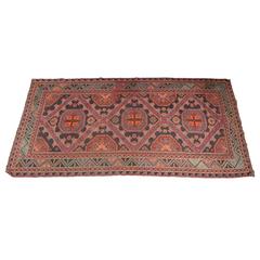 Antique Russian Sumak Rug