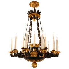 Twelve-Arm Eighteen-Light Empire Chandelier 11