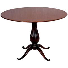Italian Midcentury Rosewood Central Table or Dining Table by Paolo Buffa