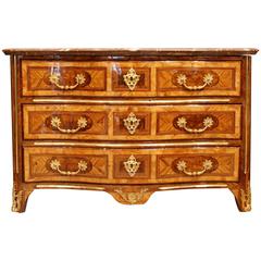 Louis XIV Ormolu Mounted and Brass Inlaid Commode