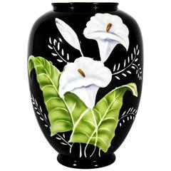 Antique Hand-Painted Porcelain German Vase