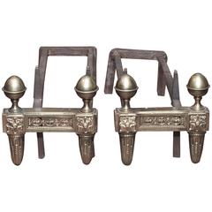 Pair of 18th Century French Andirons