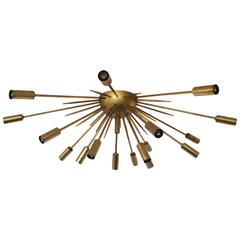 Brass Flush Mount Sputnik by Stilnovo 11