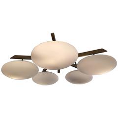 Arredoluce Style Flush Mount Chandelier 12