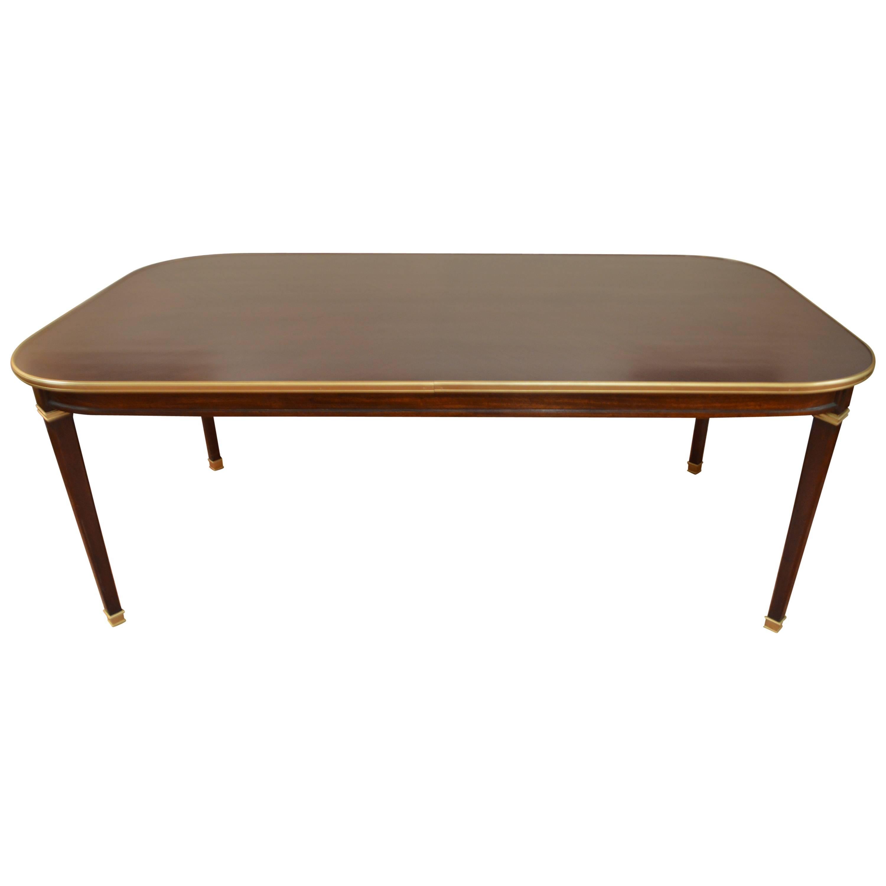 Directoire Style Walnut Dining Table