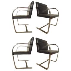 Set of Four "Brno" Chairs for Knoll 11