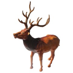 Monumental Folky Handmade Leather Elk