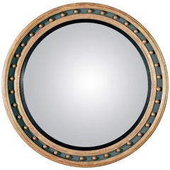 Antique Convex Mirror in the Regency Manner