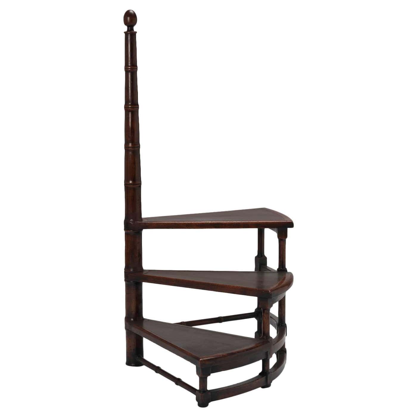 Spiral Library Steps For Sale at 1stDibs | spiral library ladder ...