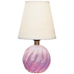 Vintage Italian Murano Glass Table Lamp
