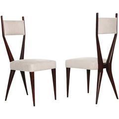 Pair of Graphic Side Chairs 3