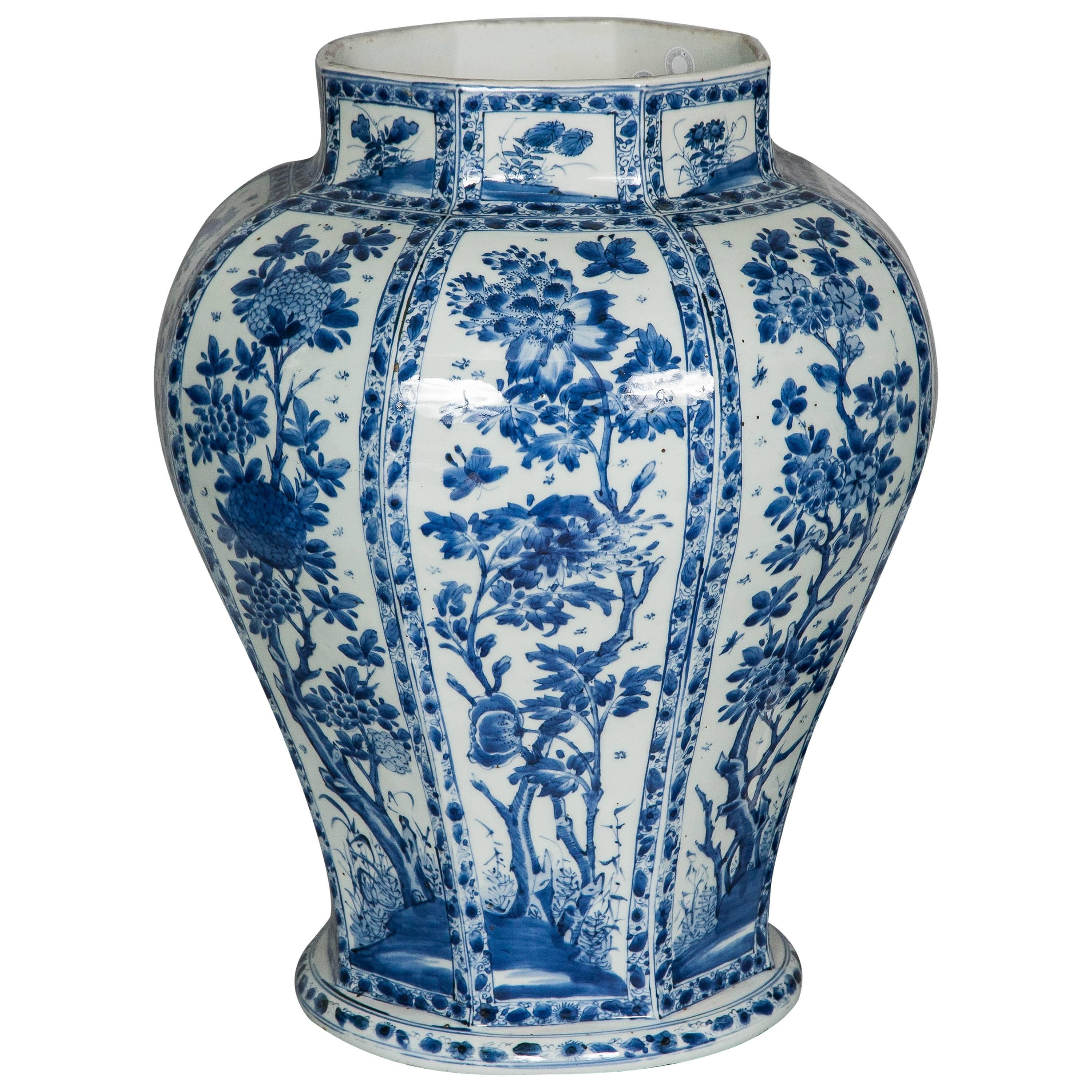 A Large and Excellent Chinese Kangxi Blue and White Vase