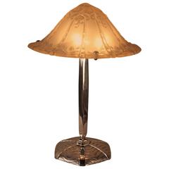 French Art Deco Table Lamp by Lorain Nancy