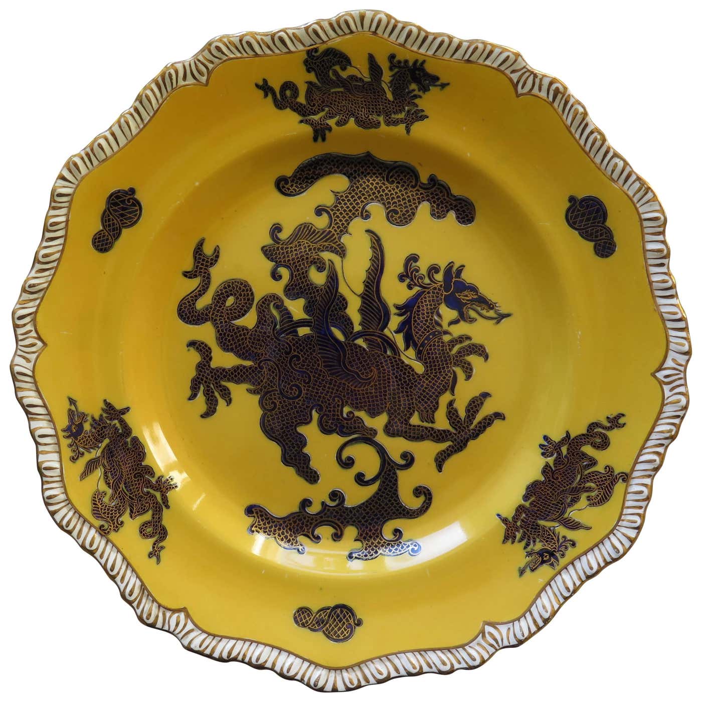 Masons Chinese Pattern Rare, Mason's Ironstone Cabinet Plate,