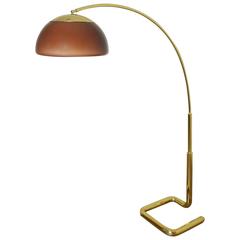 Huge Brass Arc Lamp by Cosack, Germany, 1970s