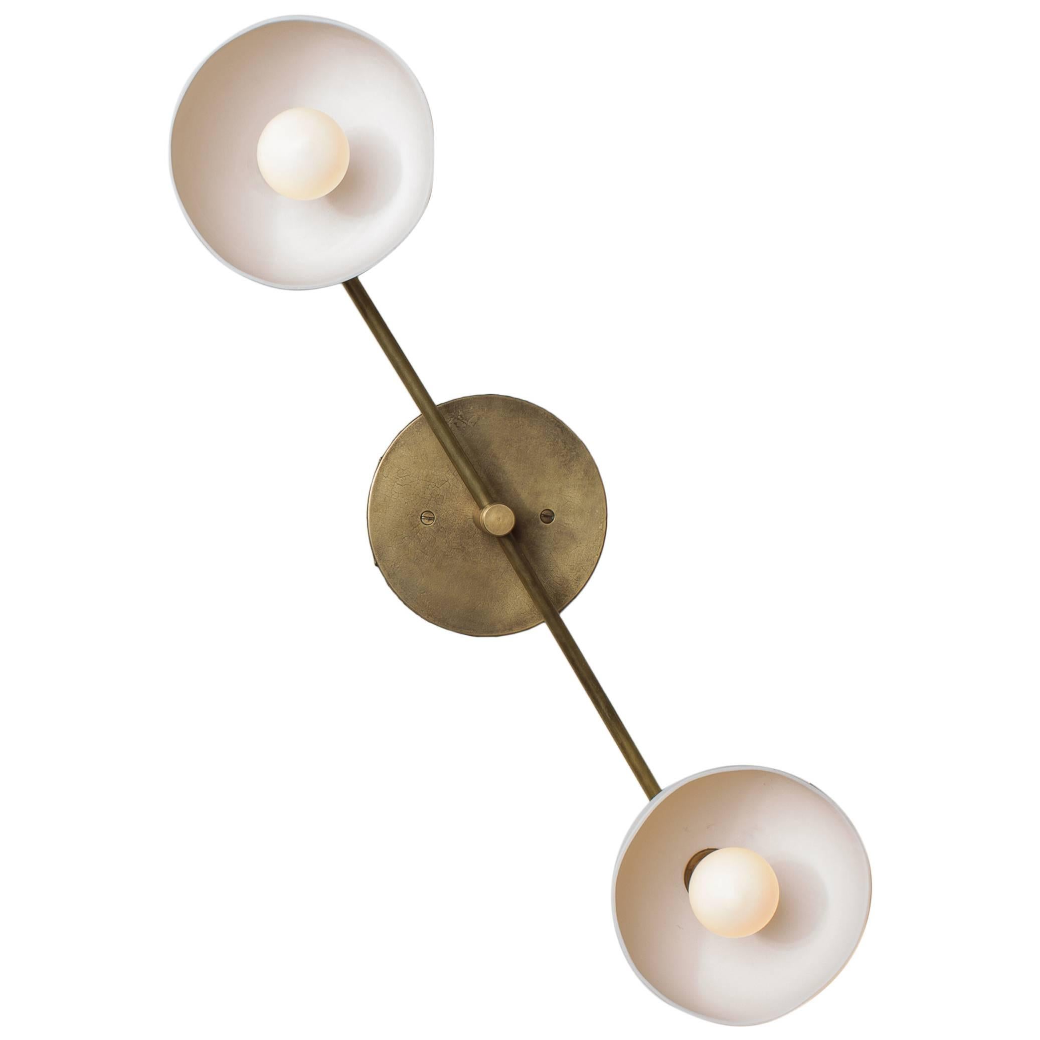 Trapeze 2 Sconce by APPARATUS For Sale