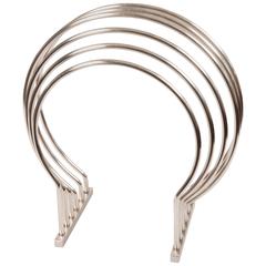 Nickel Circular Compact Magazine Holder 7