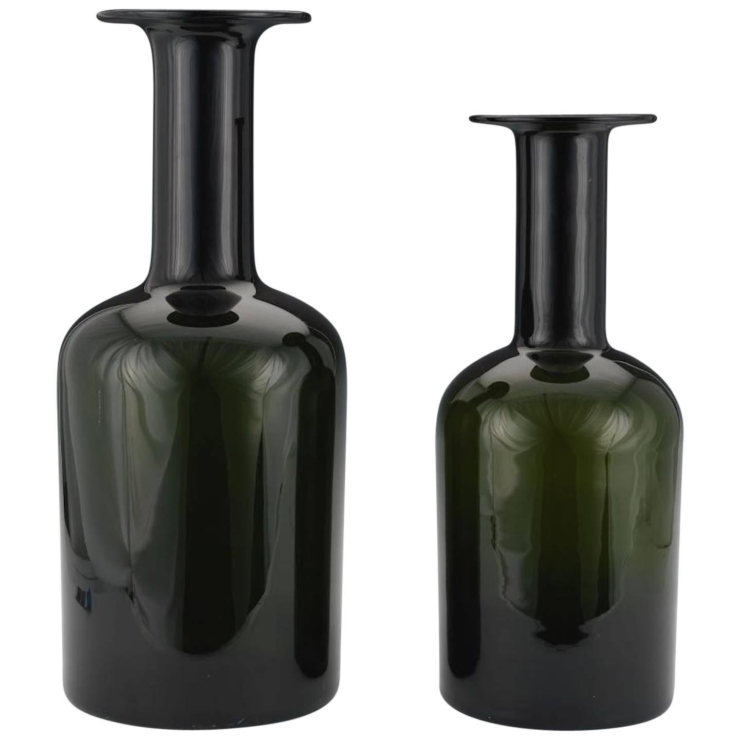 Two Otto Brauer Bottling Vases