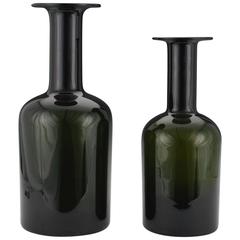 Two Otto Brauer Bottling Vases