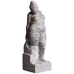 Marble Nude Sculpture by Laszlo Lakatos, 2014