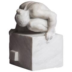 Kneeling Nude Sculpture by Laszlo Lakatos, 2014