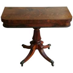 Antique Regency Rosewood Card Table