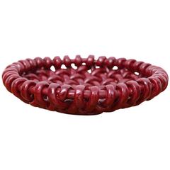 Jerome Massier Bordeaux Ceramic Bowl by Vallauris, France 1960s 2