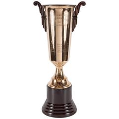 Outstanding and Impressive Art Deco Brass and Bakelite Trophy