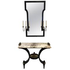 Directoire Style Console and Mirror