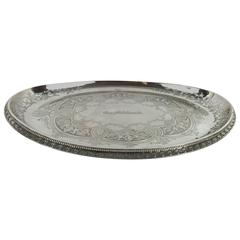 Gorham Sterling Oval Tray