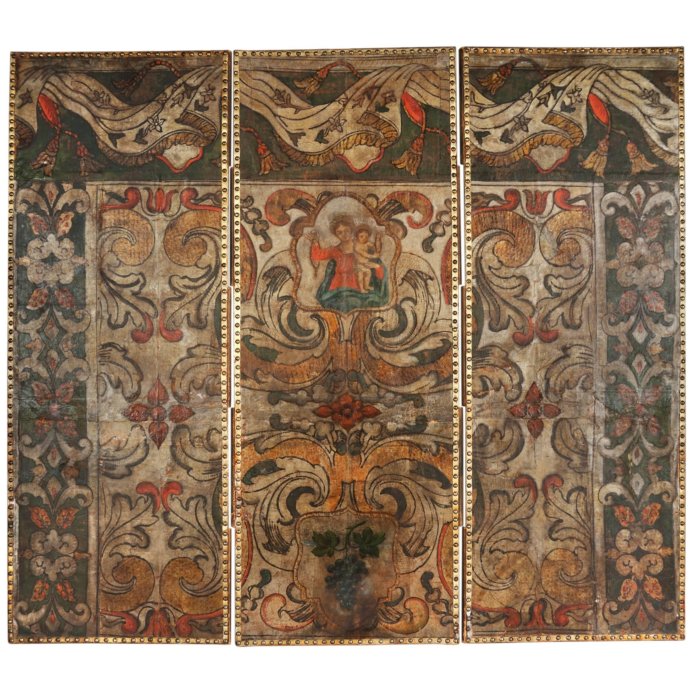 18th Century Colonial Mexican Screen