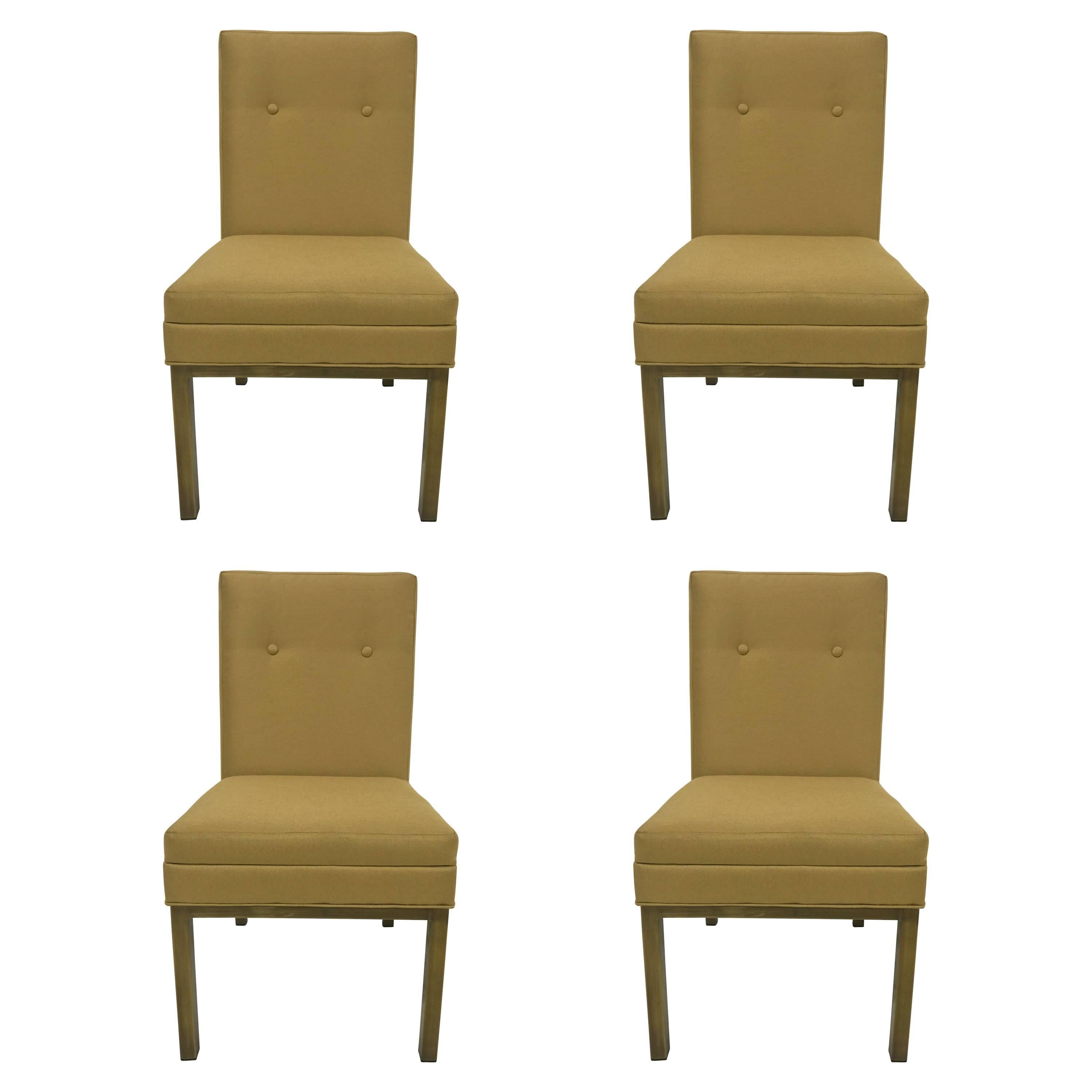 Set of Four Modernist Dining Chairs by Rego Moderne Möbel For Sale at